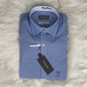Michael Kors Gingham Stretch Dress Shirt